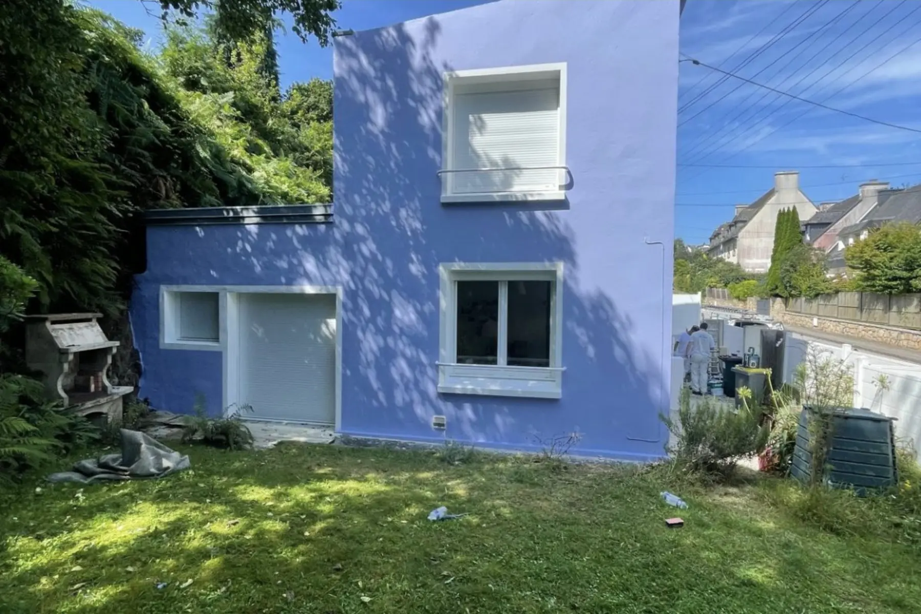 Traitement d'une façade verdie — Après