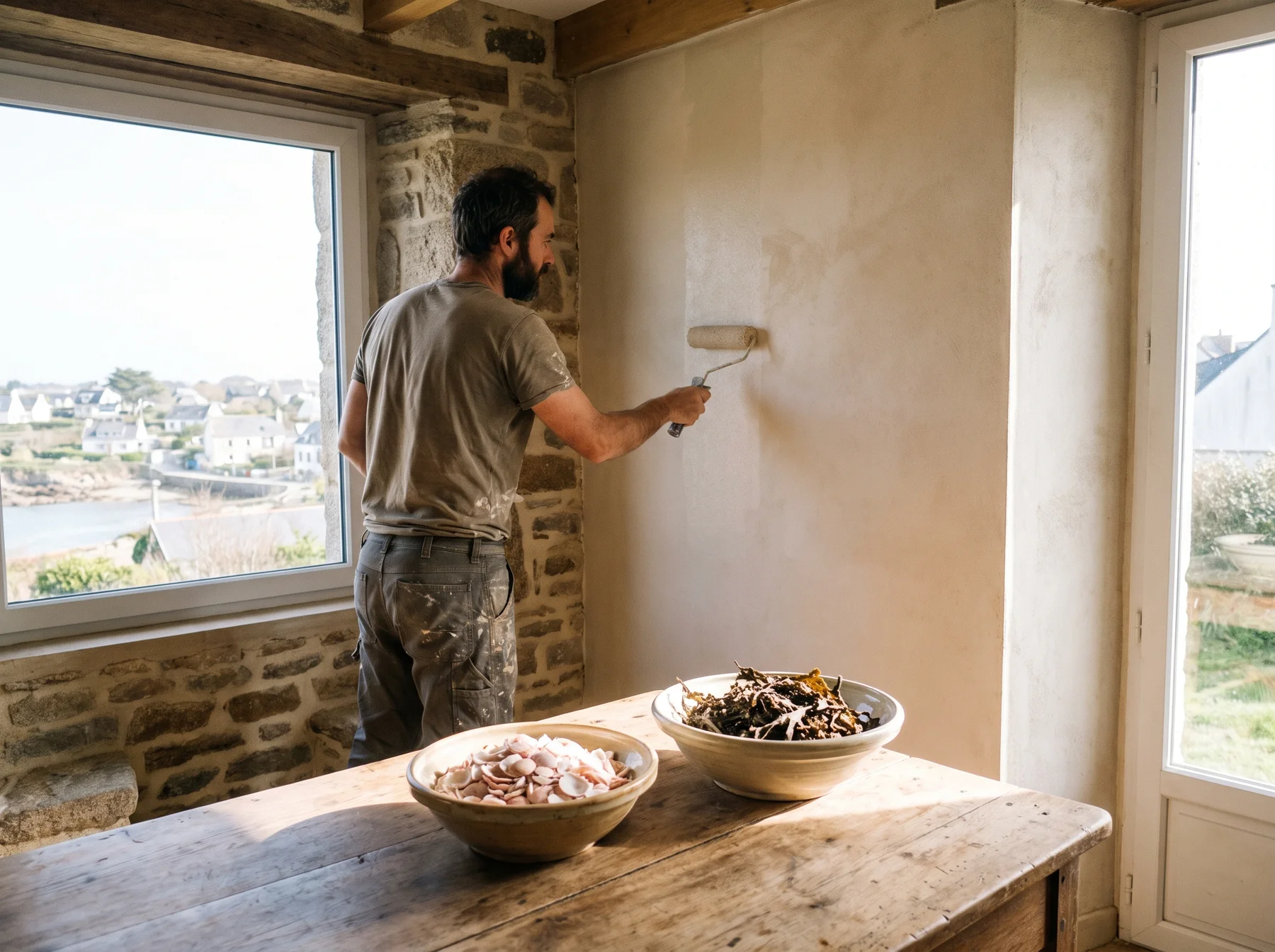 Des peintures issues des ressources bretonnes